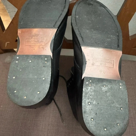 MIDDLEBURG Tall Black Vegan Leather
 Riding Boots Size 9.5 - Picture 11 of 13